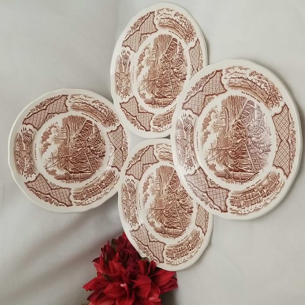 Alfred Meakin Fair Winds Bread & Butter Plates
